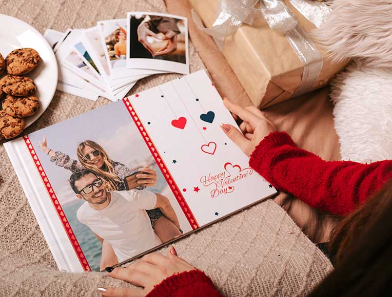 Personalised Photo Books With Text - Unique Valentines Day Gifts