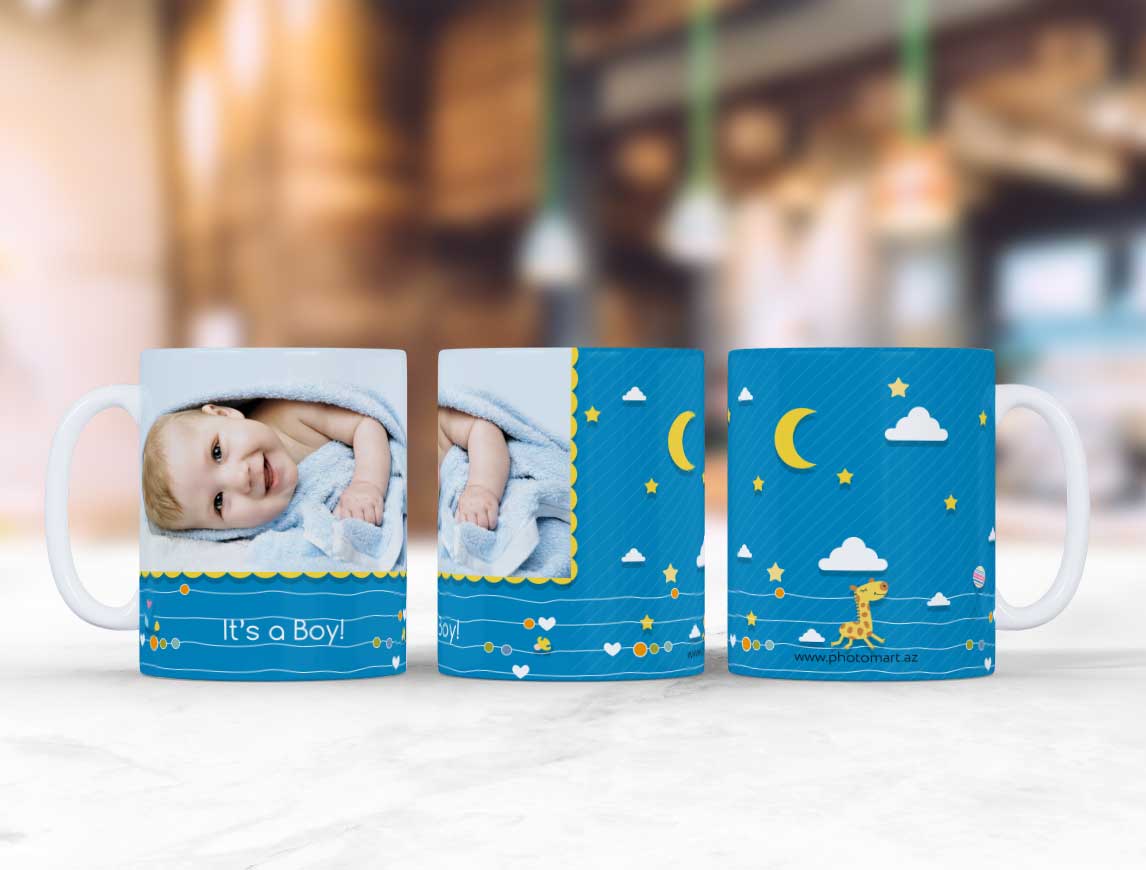 Photo Mugs, Photo Print on Mug, Personalised Mugs with Photo
