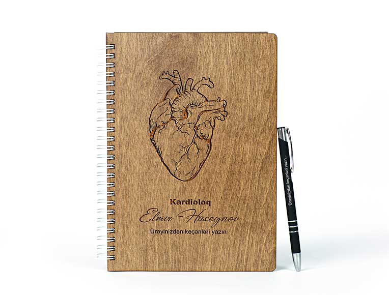 Wooden Notebook Price |  Cardiolog | Photomart.az