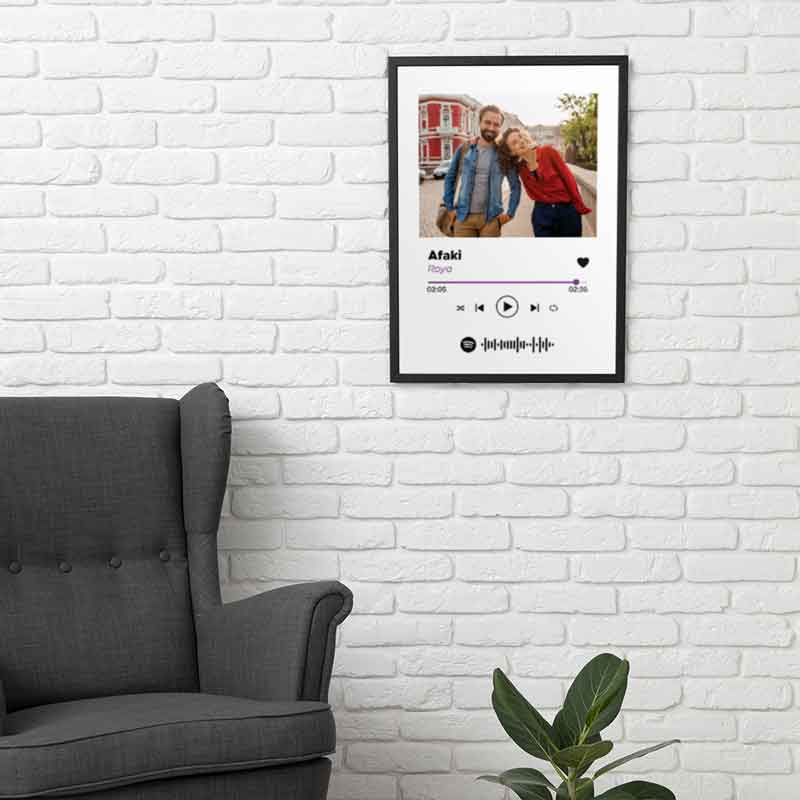 Fotoğraflı Spotify Çerçeve | Doğum Günü Hediyesi Fikirleri